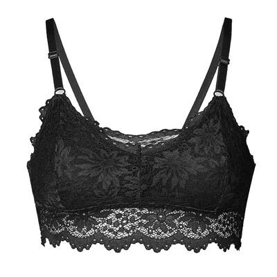 

〖Follure〗1PC New Women Lace Plus Size Vest Wireless Bra Lingerie Sexy Underwear Camisole