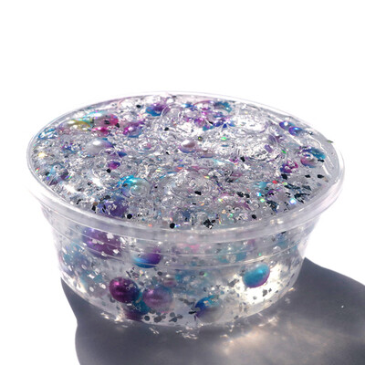 

Gobestart Beautiful Color Colorful Slime Cute Pearl Kids Stress Relief Kids Clay Toys A
