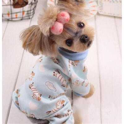 

Pet Dog Cute Pajamas Clothes Puppy Coat Cat Shirt Jumpsuit Apparel Costume