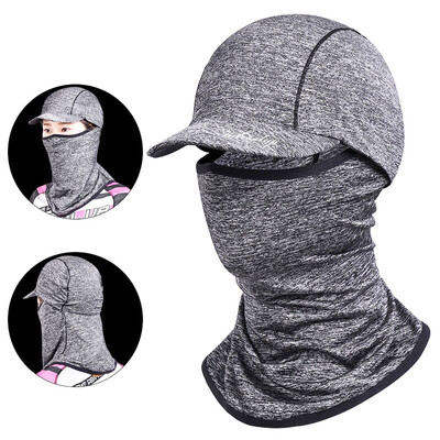 

Outdoor Cycling Sunscreen Hat Headgear Helmet Ice Silk Cap Breathable Windproof