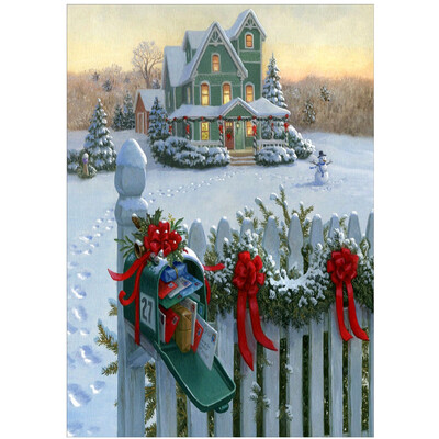 

〖Follure〗Full Drill Christmas Street DIY 5D Diamond Painting House Cross Stitch Kits Home