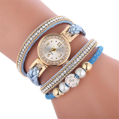 

2018 Stainless Steel luxury ladies WristWatch Analog Alloy Gift movement silent Unisex Retro Casual Womens Quartz Watch D