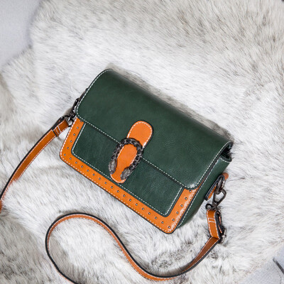 

Summer ladies in the fashion trend of 2019 all-in-one shoulder straddle small square bag summer womens bag