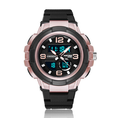 

OHSEN Austrian new multi-function calendar week electronic watch fashion sports waterproof tape electronic student table