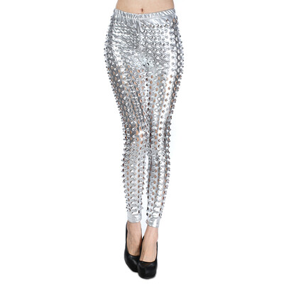 

Womens Liquid Fitness Leggings Shiny Wet Look Stretch Pants Regular Plus Size