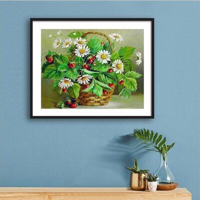 

Toponeto 5D Embroidery Paintings Rhinestone Pasted DIY Diamond Painting Cross Stitch