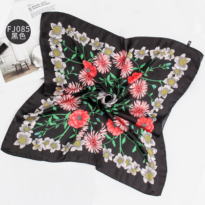 

New fashion hot art small fresh silk professional wear small square scarf Europe&America scarf female wholesale FJ085