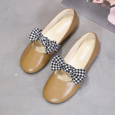 

Single Shoe Girls Autumn Hundred Sets Korean Edition Flat-bottomed Mary Jane Retro Butterfly-knotted Fairy Shoes