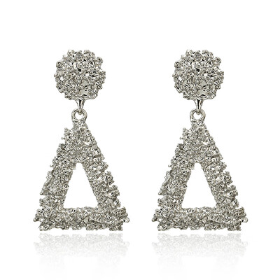 

2019 Vintage Earrings Large For Women Statement Earrings Geometric Golden Color Metal Pendant Earrings Trend Fashion Jewelry