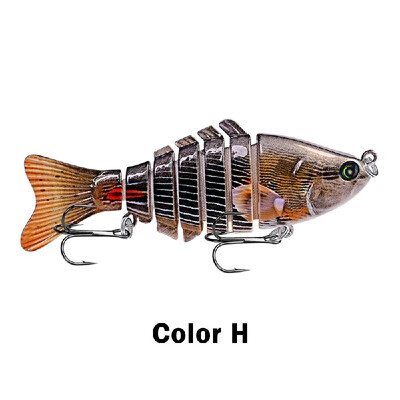 

10cm 1561g Fishing Lure Hard Bait Multi Segments Swimbait Crankbait Artificial Fishing Lure Bait with Treble Hooks