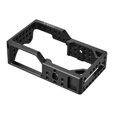 

Andoer Video Camera Cage Stabilizer Protector with Top Handle for BMPCC Camera to Mount Microphone Monitor Tripod LED Light Phot