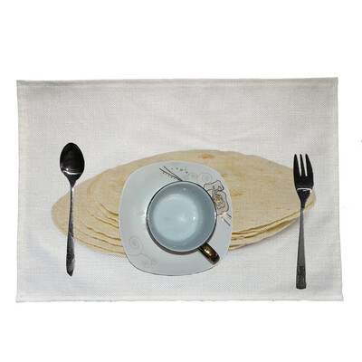

Toponeto Creative Mexican Burrito Placemat Home Kitchen Restaurant Bar Placemat