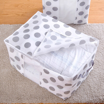 

Siaonvr Foldable Storage Bag Clothes Blanket Quilt Closet Sweater Organizer Box Pouche A
