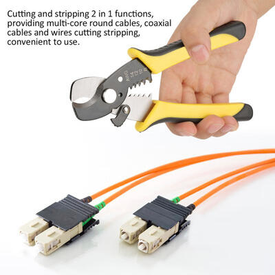 

Greensen 2 in 1 Cable Cutting Wire Stripper Pliers Electrical Tool for Electrician RT-6065