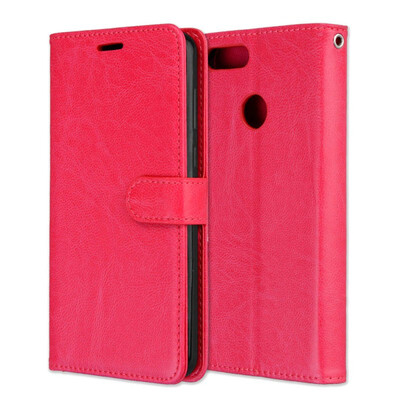 

MOONCASE Huawei Glory 7X 3 Card Photo Frame Leather Case - Red