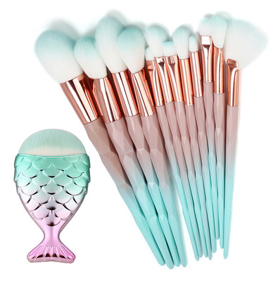 

〖Follure〗13PCS Make Up Foundation Eyebrow Eyeliner Blush Cosmetic Concealer Brushes