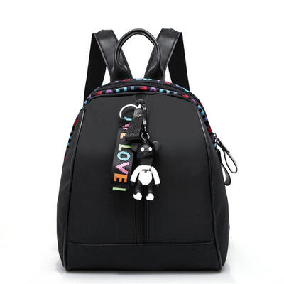 

Womens Zipper Backpack Soft Handle Shoulders Bag For Travel Shopping