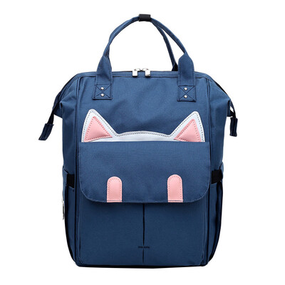 

Tailored Women Color Matching Wild Fashion Leisure Travel Bag Student Bag Backpack