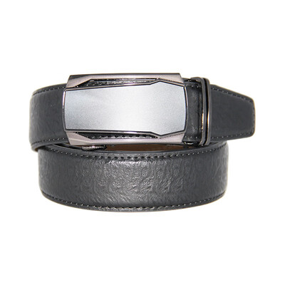 

BPSTAR Mens Automatic Buckle Genuine Leather Mens Ratchet Holeless Belt Business High Quality Mens Real Belt for Pants