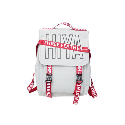 

Fashion Ulzzang Harajuku Bf Wind New Letter Ribbon Backpack Male High School Student Bag School Bags For Teenage Girls