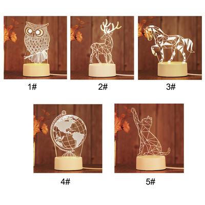 

New 3D Lamp Table Night Light Cartoon Toy Cat