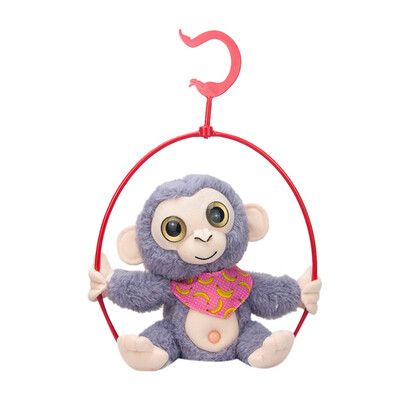 

Siaonvr Cute Mimicry Pet Talking Monkey Repeats What You Say Electronic Plush Toy