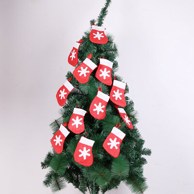

12 Pcs 2020 New Christmas Stockings Decoration Christmas Tree Socks Gift Bag