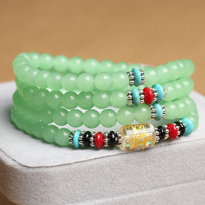 

Multicolor Crystal Bracelet Multi-Circle Bracelet Couple Accessories