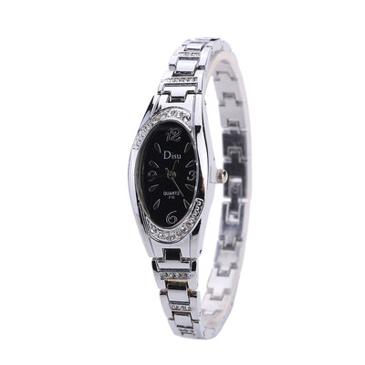 

Europe&the United States hot trend fashion ladies bracelet watch oval head set diamond alloy quartz watch