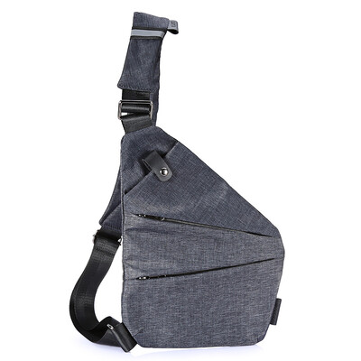 

Male Leisure Sling Chest Bag Polyester 3L Pouch with Padded Strap Back