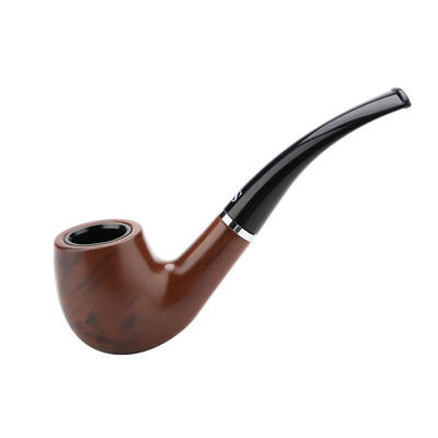 

Greensen Durable Wooden Smoking Pipe Tobacco Cigarette Cigar Pipe with Filter Smoking Gift