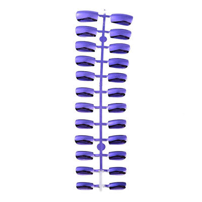

24pcspack Short Flat-headed Fake Nails Plastic False Nail Art Nail Tips