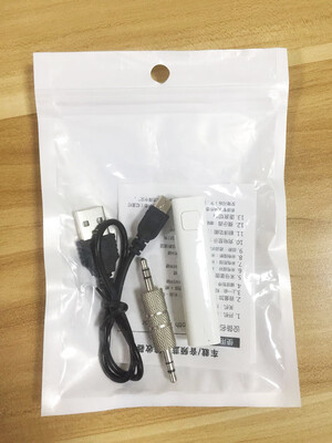 

Bluetooth audio receiver lavalier 35mm stereo support TF card wireless car Bluetooth