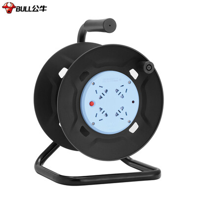 

Bull BULL Overheat protection cable reel socket strip GN-8030 4-bit 30 m reel project dedicated