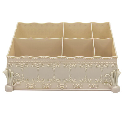

Toponeto Retro Acrylic Makeup Cosmetic Storage Box Case Brush Pen Pencil Holder