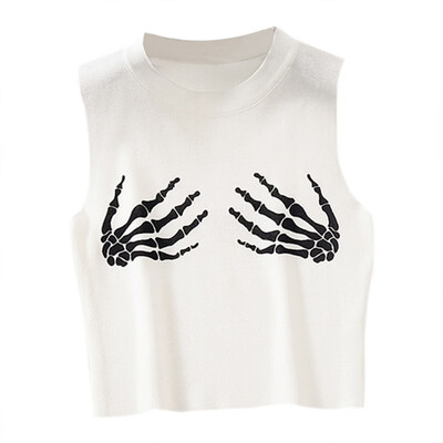 

Women Summer Style All-match Personality Casual Printed Camisoles Tops