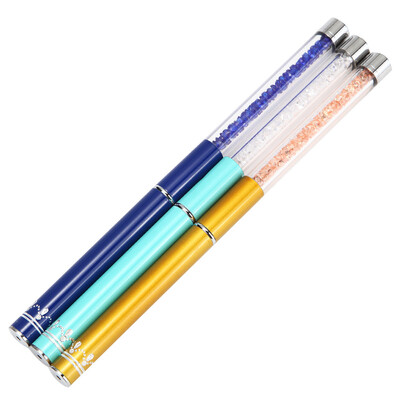 

〖Follure〗3 PCS UV Gel Pen Nail Art Carving Pen Brushes Acrylic Handle Salon Tool
