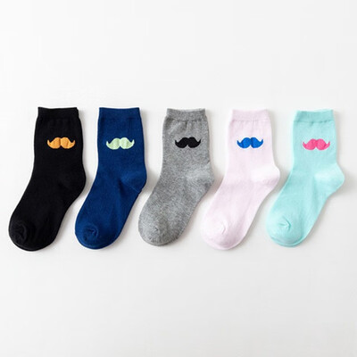 

2018 College Womens White Korean Short Kawaii Warm Winter Cotton Sox Cute Sweet Ladies Casual Socks 5pairs lot Women Socks Fema