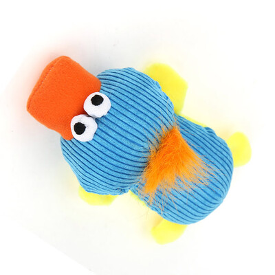 

Gobestart Pet Cat Dog Squeaky Toy Squeaker Sound Chew Fetch Interactive Plush Toy
