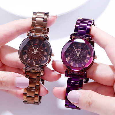 

Mishali rhinestone dial niche watch Han Fan trend waterproof female student casual watch female