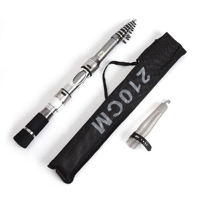 

Telescopic Carbon Fiber Fishing Rod Retractable Fishing Pole Travel Fishing Rod Kit