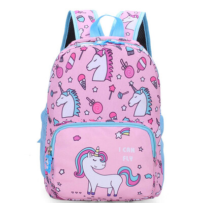 

Kids Children Unicorn Backpack Kindergarten Boys Girls Cartoon Unicorn School Book Bags