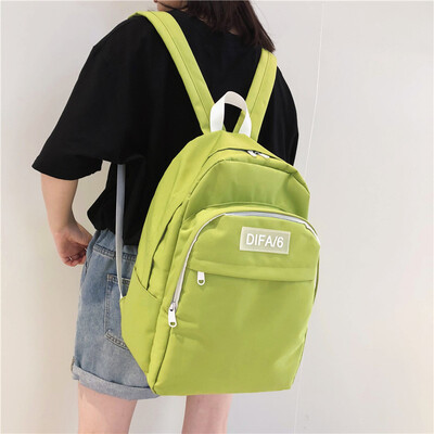 

Schoolbag female Korean version of the original ulzzang high school students ins wind bf large capacity forest department shoulder