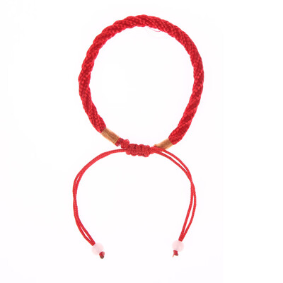 

1X Men Women Good Luck Hand Braided Lucky Red String Rope Cord Bracelet New