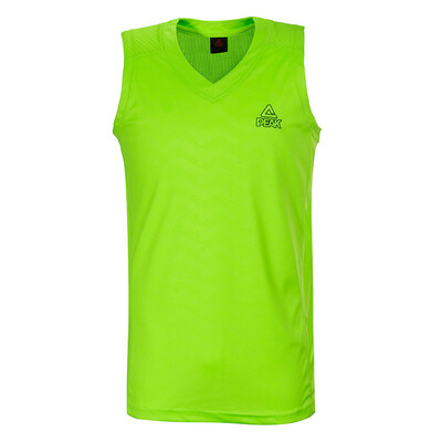 

PEAK male basketball uniform V-neck vest comfortable&breathable basketball game set F772041 Ye Green  code