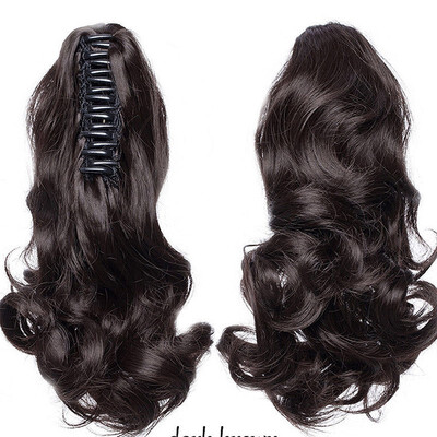

Adjustable Messy Style Ponytail Hair Extension with Jaw Claw Synthetic Hair-Piece&Braids Ponytail hair
