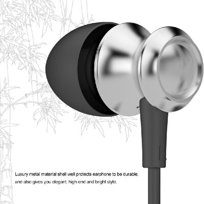 

UiiSii US60 Metal In-ear Earphone Stereo Headphones DJ Music Headset with Mic Noise Reduction for Mobile Phone MP3 PC