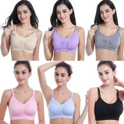 

Women Wire Free Nursing Bra Maternity Breastfeeding Pregnant Bra Underwear Bras