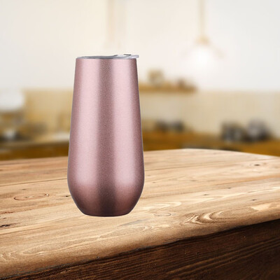 

Siaonvr 6OZ Stainless Steel Stemless Wine Water Cup Double Wall Vaccum Insulation