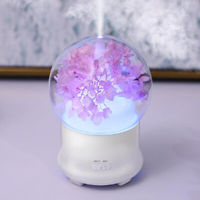 

Yongsheng flower aroma humidifier household air ultrasonic atomization creative mini small desktop purifier Gypsophila green